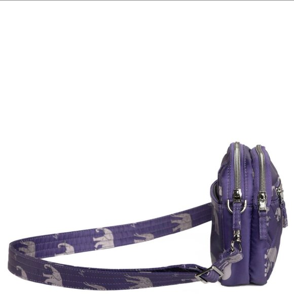 Lug Super Coupe 2 Convertible Crossbody Bag Elephant Purple - Picture 4 of 11